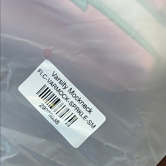 PARKE Fleece Varsity Mockneck in Sprinkle size S/M NEW - Picture 12 of 12